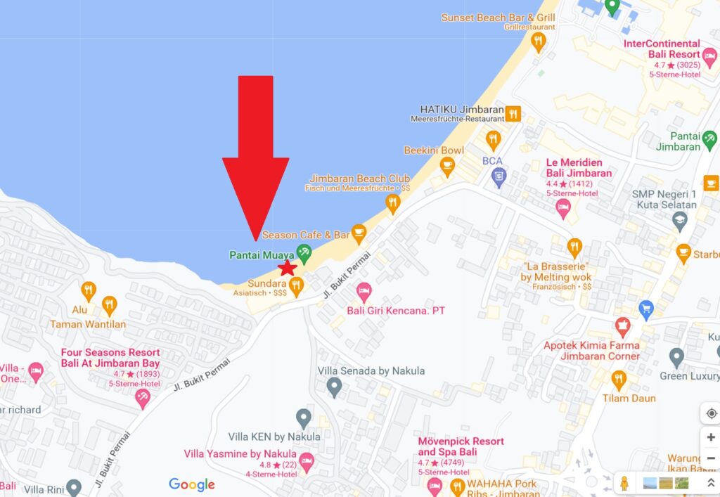 Map Pantai Muaya